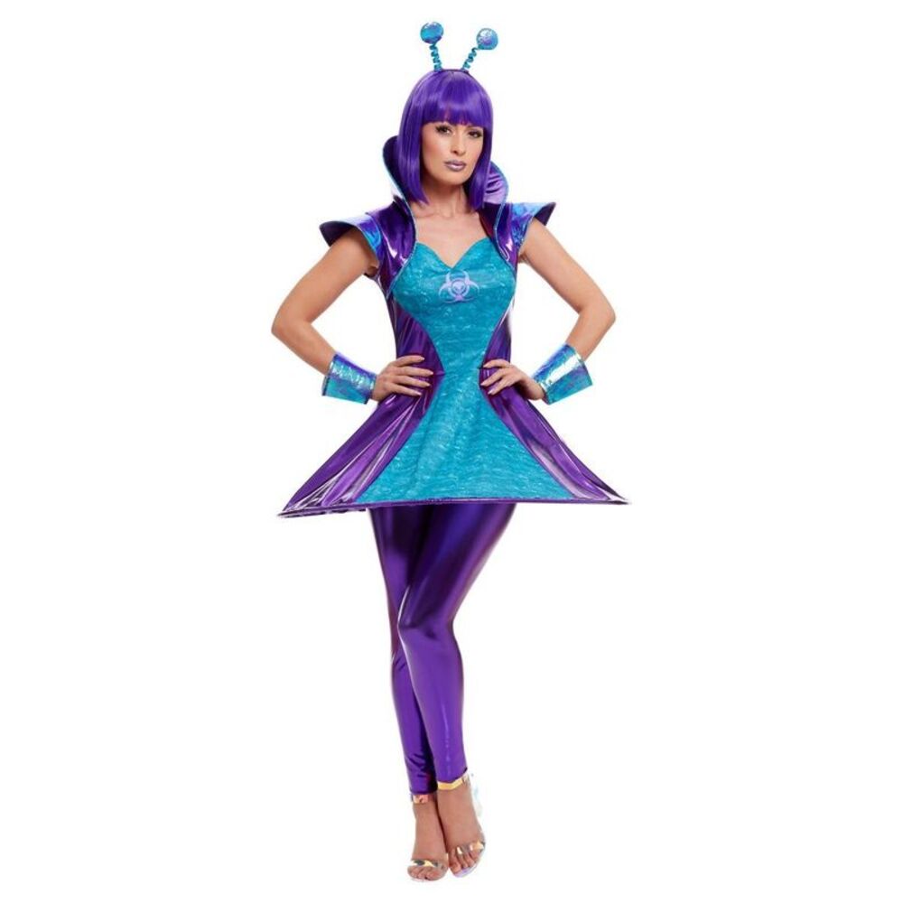 Smiffys Womens/Ladies Alien Costume Set / Blue/Purple